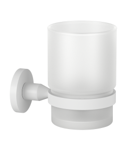 Ποτηροθήκη Επίτοιχη Λευκό Ματ Verdi Sigma White Matt 3030501