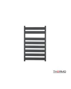 Θερμαινόμενη Πετσετοκρεμάστρα μπάνιου LARGO 80x50 Black Matt LAR8050-400