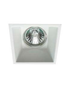 Σποτ Χωνευτό Αλουμινίου 8,3*8,3 cm GU10 Λευκό Viokef Rob Square 4183000