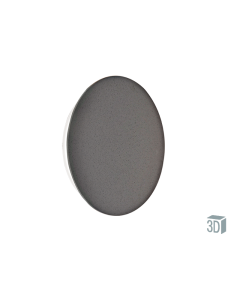 Επίτοιχο Φωτιστικό Led 9w 675lm 3000K Ø30 cm Μέταλλο σε Concrete Warm White Viokef Kyklos 4193802