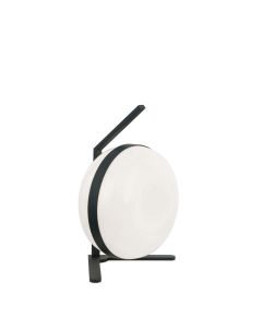 Φωτιστικό Επιτραπέζιο Ø25,5 x Y36 εκ.1xE27 Μέταλλο Μαύρο-Οπάλ Viokef Palma 4245500