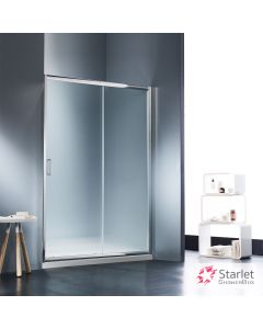 Συρόμενη πόρτα καμπίνας ντουζιέρας Starlet 110 ύψους 180εκ. ρυθμιζόμενη από 107 έως 111εκ. Fabric Chrome SLS110F-100