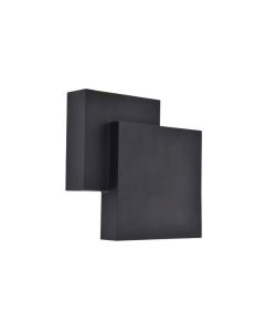 Απλίκα Up-Down IP44 Led 14,8w 850lm 3000Κ 195x64xY195mm Matt Black Χυτό Αλουμίνιο Lutec Rialto 5287901012