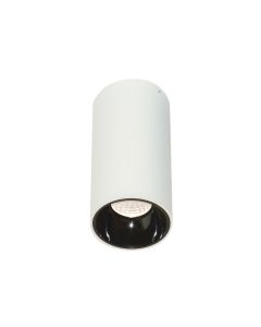 Σποτ Οροφής Μονόφωτο Στρόγγυλο Led 12w 800lm 3000K Beam Angle 30° Ø75xH150mm Λευκό Viokef Glam 4240600