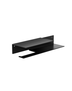 Χαρτοθήκη με Ράφι W330xD110xH60mm Stainless Steel Black Mat Verdi Strantza 7230205