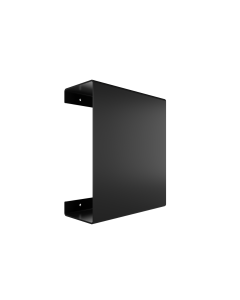 Ράφι Κλειστό Επιτοίχιο W230xD100xH270mm Stainless Steel Black Mat Verdi Strantza 7230605