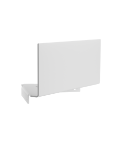 Σπογγοθήκη Γωνιακής Πρόσοψης W283xD217xH142mm Stainless Steel White Mat Verdi Strantza 7231201