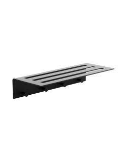 Ραφιέρα με Άγκιστρα Επίτοιχη W600xD240xH120mm Stainless Steel Black Mat Verdi Strantza 7231305
