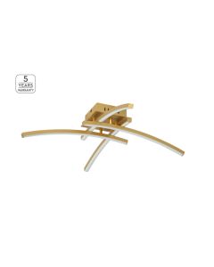 SE LED 65-4 XENA CEILING BRUSHED GOLD HOMELIGHTING 77-8172