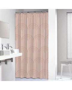 Brave 180x200 dark pink κουρτίνα μπάνιου πλαστική Sealskin 800149