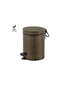 Χαρτοδοχείο 5lt  Χρώμα Dark Bronze Mat Soft Closιng Sanco Waste Bins 90680-DM25