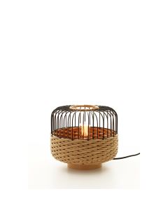 Επιτραπέζιο Πορτατίφ 27x24cm 1xE27 Rope Paper Φυσικό Sun Light ALISA-T-HC