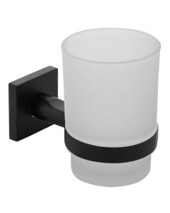 Ποτηροθήκη Γυαλί Μαύρο Bronze Art Noir-Project MH09-20-MM