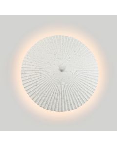 Φωτιστικό Απλίκα Επιτοίχια Γύψινη Λευκή με Ψηφίδες D40m Led 12w 3000K 760lm Sun Light ORBAN-40