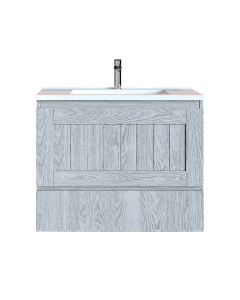 Έπιπλο Μπάνιου 90 εκ. με Νιπτήρα Χρώμα Canyon Greyish Sanitec Alba B 90