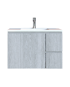 Έπιπλο Μπάνιου 90 εκ. με Νιπτήρα Χρώμα Canyon Greyish Sanitec Alba C 90