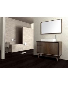 Έπιπλο Μπάνιου Μ100xΠ45xY53 cm Βάση,Νιπτήρας, Καθρέπτης Δρυς Ανθρακί σε Κ/Π Θαλάσσης Savvopoulos Elegance Firenze 01