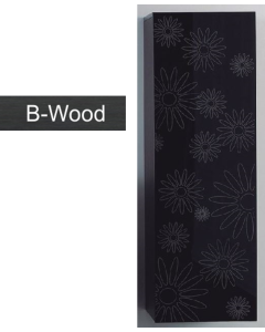 Στήλη Μπάνιου 120 εκ. Μαύρη Black wood ECO EXTRAS FT22.120.002B