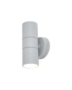 it-Lighting Ouachita 2xGU10 Outdoor Up-Down Wall Lamp Grey D15.2cmx11.3cm 80200634