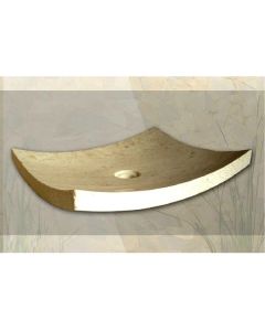 Νιπτήρας Πέτρινος Μπεζ 50*40*12cm Bati Stone Piring Beige