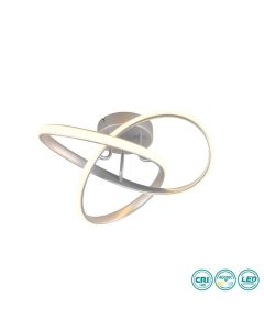 Φωτιστικό Οροφής D40xH15cm Led SMD 15w 3000K 1800lm Μέταλλο Titan Trio Lighting RL Meo R62101187