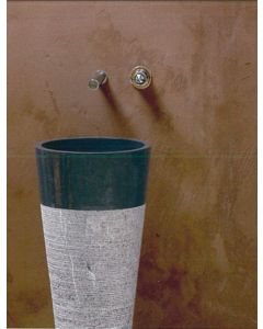 Νιπτήρας Πέτρινος Μαύρο Bati Raja Stone Nero Ø40*90cm