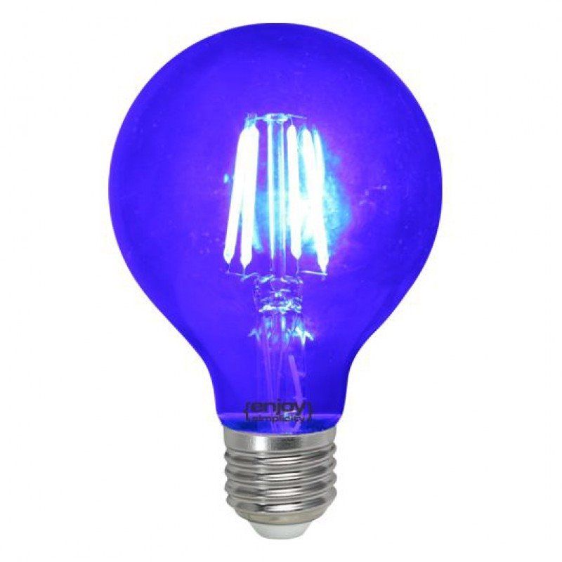 Λαμπτήρας DreamLed Fillament Μπλε E27 G80 4W 360°Enjoy EL828006