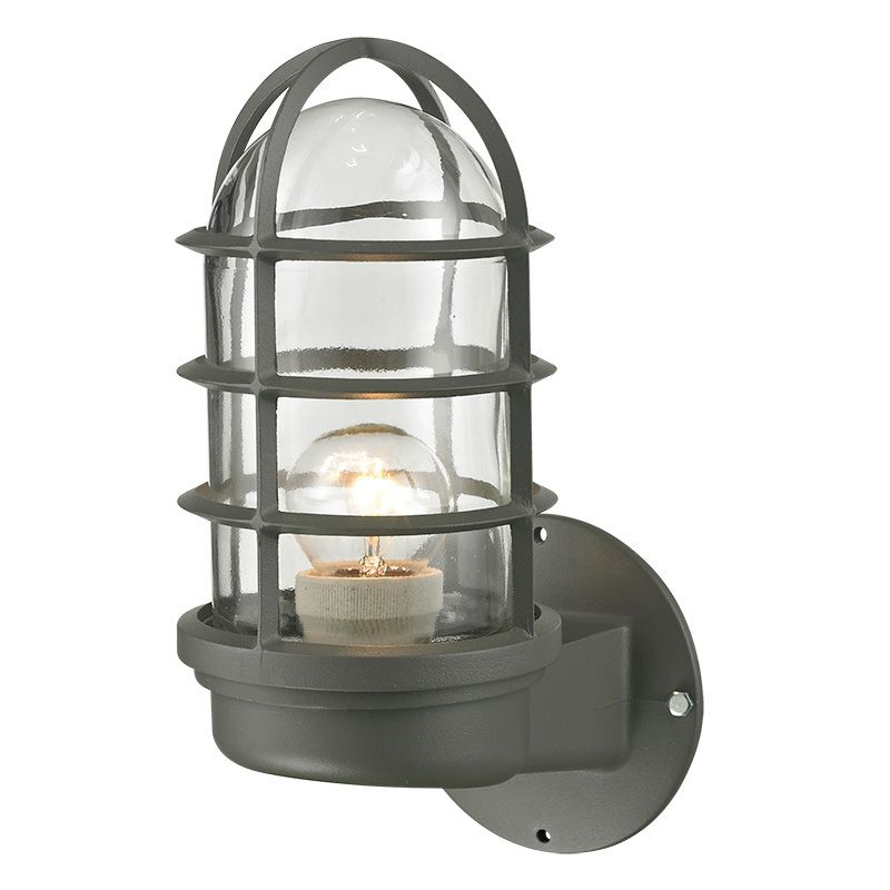 Φωτιστικό Επιτοίχιο Εξ.Χώρου IP44 11x16xH22cm 1xE27 Χυτό Αλουμίνιο Γραφίτης Sun Light G0498