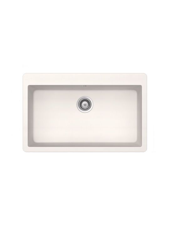 Νεροχύτης Ένθετος Ερμάριο 90εκ.83,8*53 εκ.Γρανίτης Polaris Schock Cristadur 15090-1302