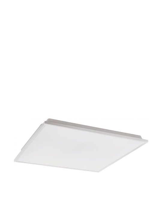 Πλαφονιέρα Οροφής 45x45cm LED Panel 22W 2700-6500Κ 2900lm Τηλεχειριστήριο Eglo Herrora 99639