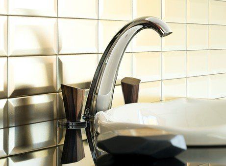 Horus Excellence 72.260XA Μπαταρία Νιπτήρος 3 οπών Α/Β, Χρωμέ-Ebony Wood