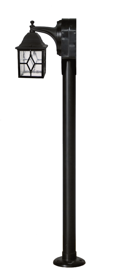 Φωτιστικό κήπου LP-710EB 1L 100cm BLACK Heronia 10-0248