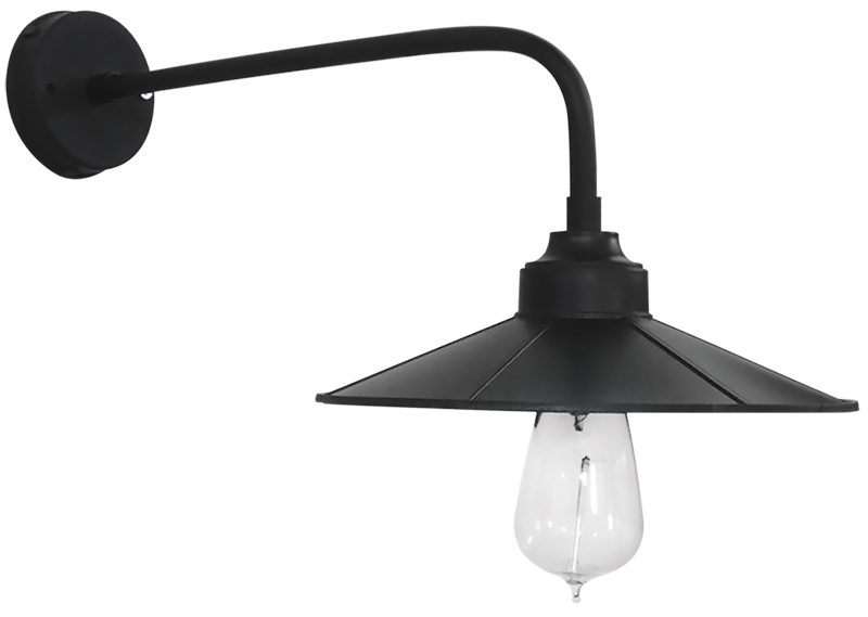 Απλίκα επιτοίχια AS-151AP BLACK Heronia 31-0599