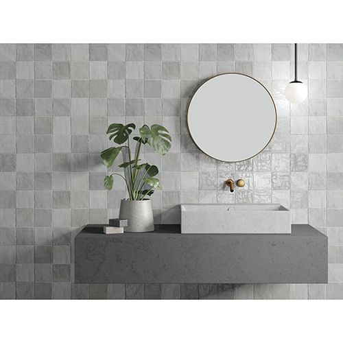 Πλακάκι Τοίχου 10x10cm Γυαλιστερό Peronda Ceramicas Riad Glossy White