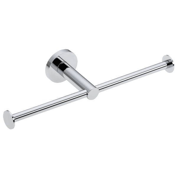 Χαρτοθήκη Ανοιχτή Διπλή Επίτοιχη Χρωμέ Verdi Sigma Chrome 3033422