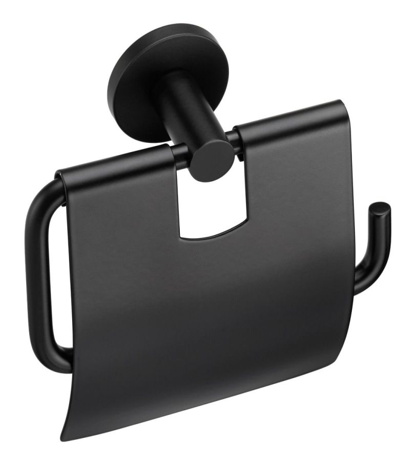 Χαρτοθήκη Σκεπαστή Μαύρο Ματ Verdi Sigma Black 3031405