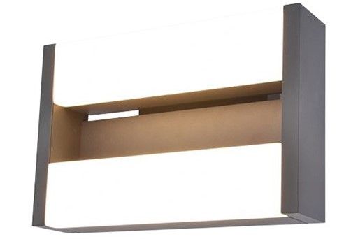 Φωτιστικό Απλίκα Τοίχου Κινητή 230° IP44 17,8w 1300lm 3000Κ 107° 225x97xY155mm Dark Grey Χυτό Αλουμίνιο Lutec Conroy 5107001118