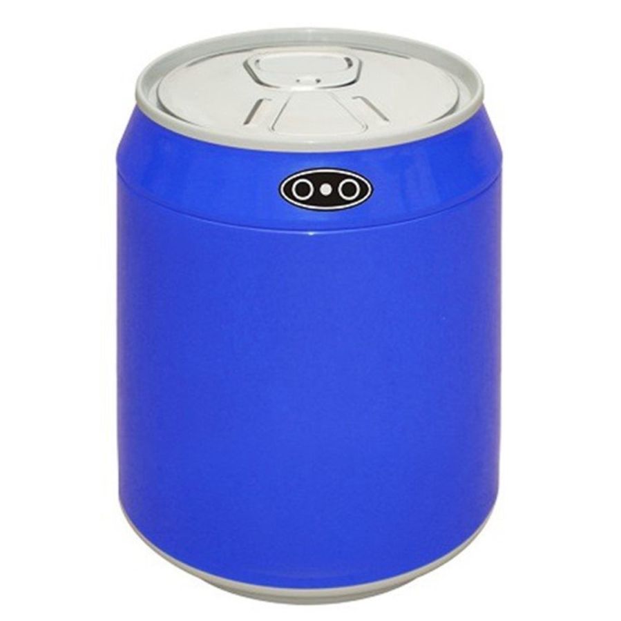 Αυτόματος Κάδος / Χαρτοδοχείο 1,5lt με φωτοκύτταρο Ø12*15cm Inox Trendy Mini Μπλε EAD100501B