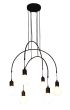 HL-3527-6 EVERDINA BLACK PENDANT HOMELIGHTING 77-3823