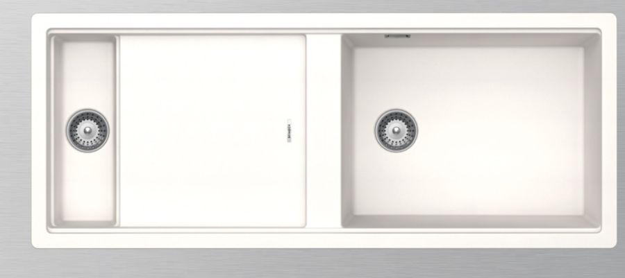 Νεροχύτης Ένθετος 114*46 εκ.Γρανίτης Polaris Schock Cristadur Prepstation 81500-1302