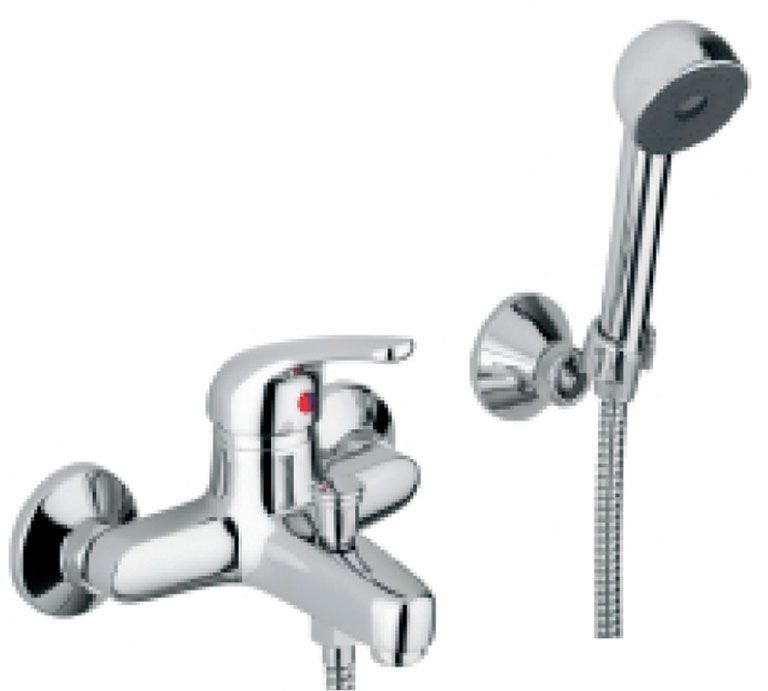 Μπαταρία Λουτρού Αναμεικτική Κομπλέ Χρωμέ Ravelli Italy 12001