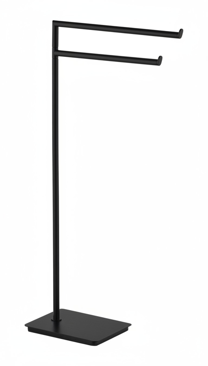 Καλόγερος Διπλή Πετσετοθήκη Μαύρο Bronze Art Καλόγεροι 0150-MM-3