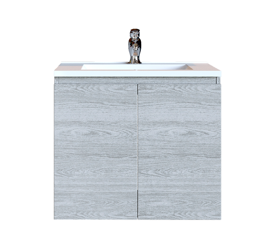 Έπιπλο Μπάνιου 90 εκ. με Νιπτήρα Χρώμα Canyon Greyish Sanitec Alba A 90