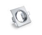 Σποτ Χωνευτό Χρωμέ Τετράγωνο GU10 8x8cm Trio Lighting Jura 650000106