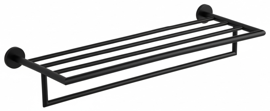 Ραφοπετσετοθήκη Μαύρο Bronze Art Loft-500 7150-MM