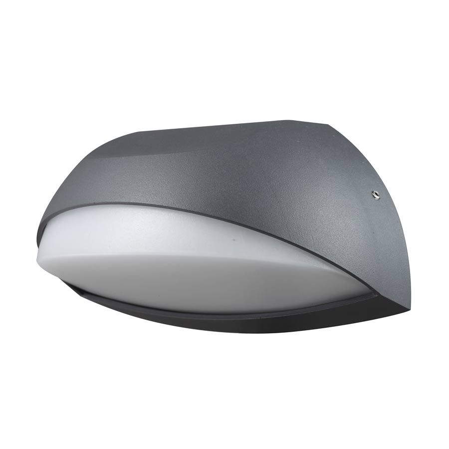 Φωτιστικό Επιτοίχιο Εξ.Χώρου IP54 H12,9cm 1xGX53 Χυτό Αλουμίνιο Γραφίτης Sun Light GL14108