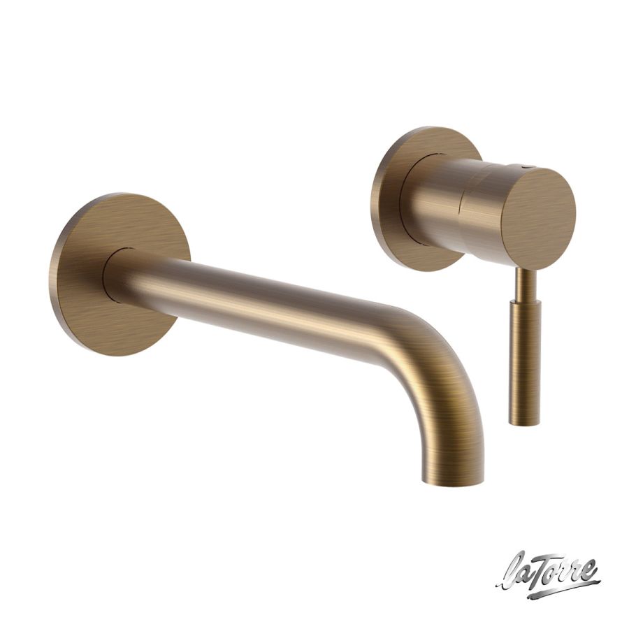 Μπαταρία Νιπτήρα Τοίχου Τech La Torre Antique Brass 12208-221