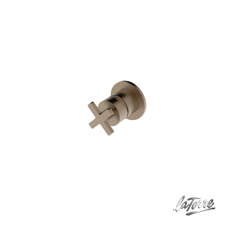 Μίκτης Εντοιχισμού 1 Εξόδου Εlle Cross La Torre Antique Brass 38300-221