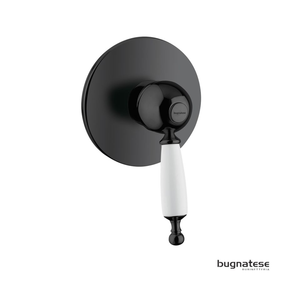 Μίκτης Εντοιχισμού 1 Εξόδου Oxford Bugnatese Black Matt 6330-400