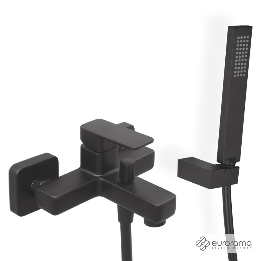 Μπαταρία Λουτρού Quadra Eurorama Black Matt 144210-400